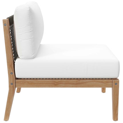 Modway EEI-6120 Clearwater Outdoor Patio Teak Wood Sofa Modway
