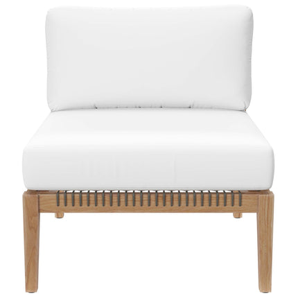 Modway EEI-6120 Clearwater Outdoor Patio Teak Wood Sofa Modway