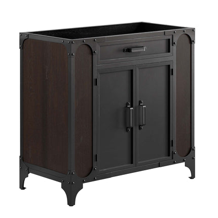 Modway EEI-6129 Steamforge 36" Bathroom Vanity Cabinet (Sink Basin Not Included) - Plaza Home Decor