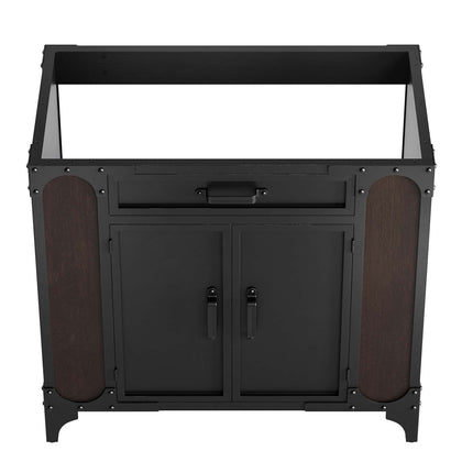 Modway EEI-6129 Steamforge 36" Bathroom Vanity Cabinet (Sink Basin Not Included) - Plaza Home Decor