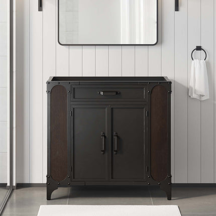 Modway EEI-6129 Steamforge 36" Bathroom Vanity Cabinet (Sink Basin Not Included) - Plaza Home Decor