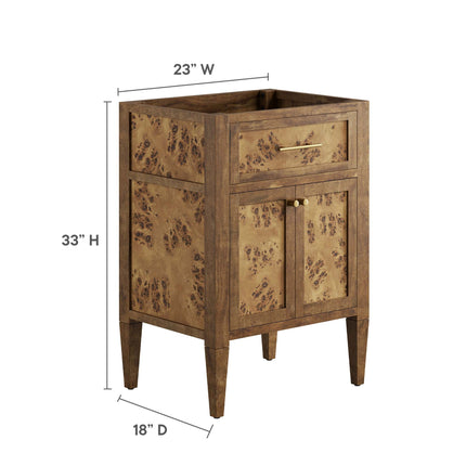 Modway EEI-6137 Elysian 24" Wood Bathroom Vanity Cabinet (Sink Basin Not Included) Modway