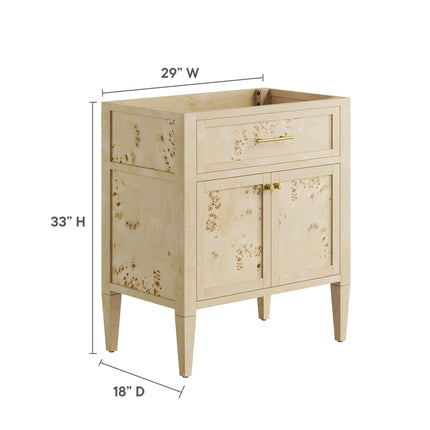 Modway EEI-6138 Elysian 30" Bathroom Vanity Cabinet (Sink Basin Not Included) Modway