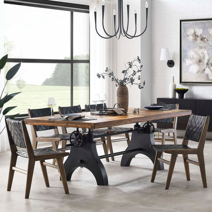 Modway EEI-6149 Genuine 96" Crank Adjustable Height Dining and Conference Table Modway