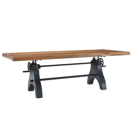 Modway EEI-6149 Genuine 96" Crank Adjustable Height Dining and Conference Table Modway