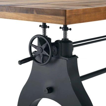 Modway EEI-6149 Genuine 96" Crank Adjustable Height Dining and Conference Table Modway
