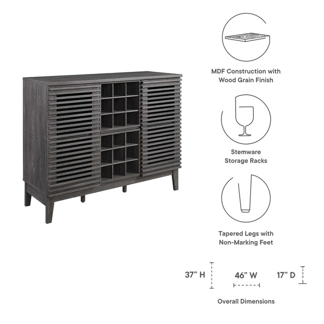 Modway EEI-6156 Render Bar Cabinet Modway