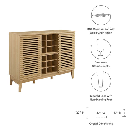 Modway EEI-6156 Render Bar Cabinet Modway