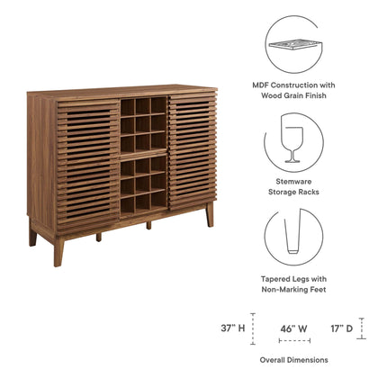 Modway EEI-6156 Render Bar Cabinet Modway