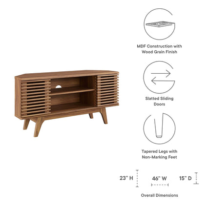 Modway EEI-6157 Render 46" Corner TV Stand Modway