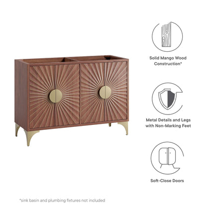 Modway EEI-6169 Daylight 48" Double Sink Compatible (Not Included) Bathroom Vanity Cabinet Modway