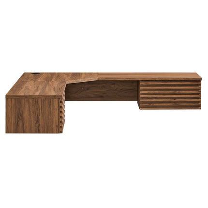 Modway EEI-6181 Render Wall Mount Corner Office Desk Modway