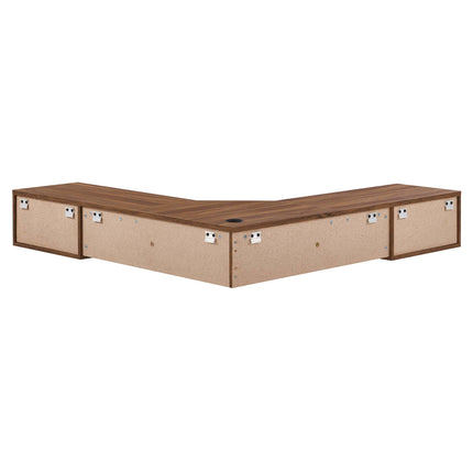 Modway EEI-6181 Render Wall Mount Corner Office Desk Modway
