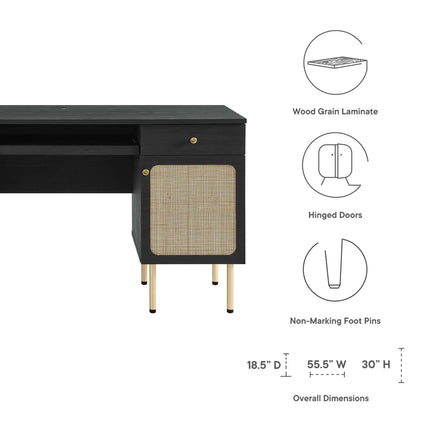 Modway EEI-6199 Chaucer Office Desk Modway