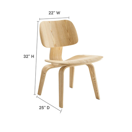 Modway EEI-620 Fathom Wood Dining Chair Modway