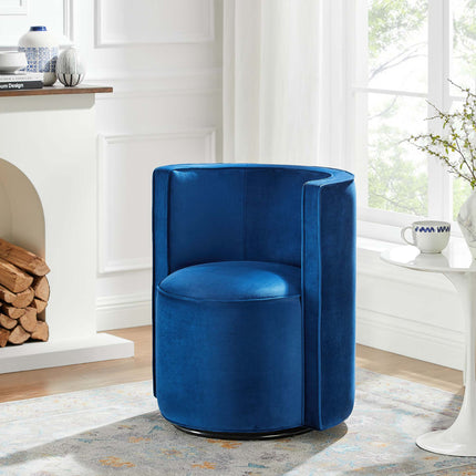 Modway EEI-6222 Della Performance Velvet Fabric Swivel Chair Modway
