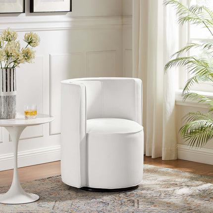 Modway EEI-6222 Della Performance Velvet Fabric Swivel Chair Modway