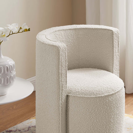 Modway EEI-6223 Della Boucle Fabric Swivel Chair Modway