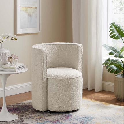 Modway EEI-6223 Della Boucle Fabric Swivel Chair Modway