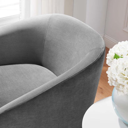Modway EEI-6224 Series Performance Velvet Fabric Swivel Chair Modway