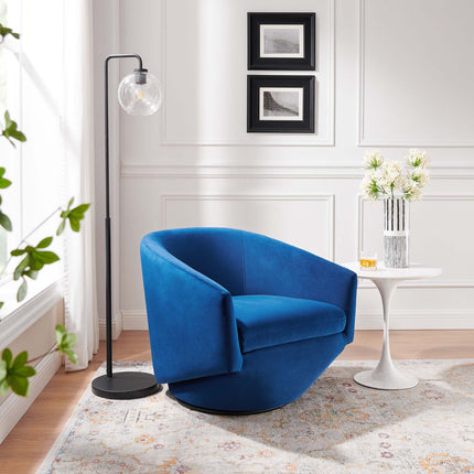 Modway EEI-6224 Series Performance Velvet Fabric Swivel Chair Modway
