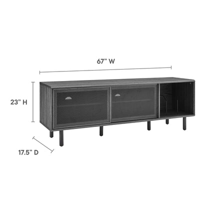 Modway EEI-6236 Kurtis 67" TV and Vinyl Record Stand Modway