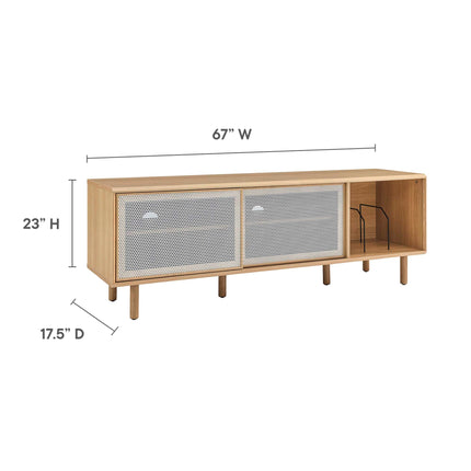 Modway EEI-6236 Kurtis 67" TV and Vinyl Record Stand Modway