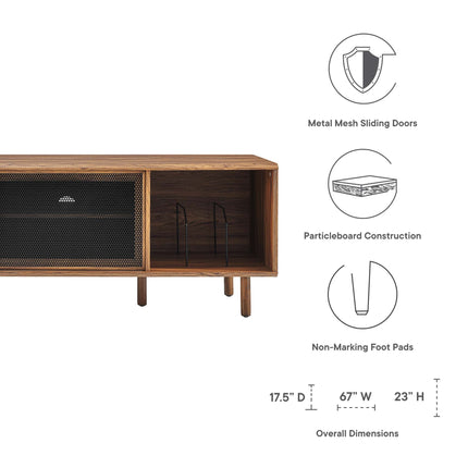 Modway EEI-6236 Kurtis 67" TV and Vinyl Record Stand Modway