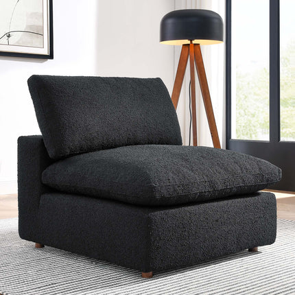 Modway EEI-6257 Commix Down Filled Overstuffed Boucle Fabric Armless Chair Modway
