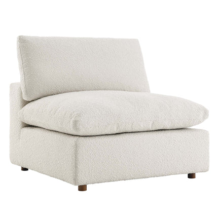 Modway EEI-6257 Commix Down Filled Overstuffed Boucle Fabric Armless Chair Modway