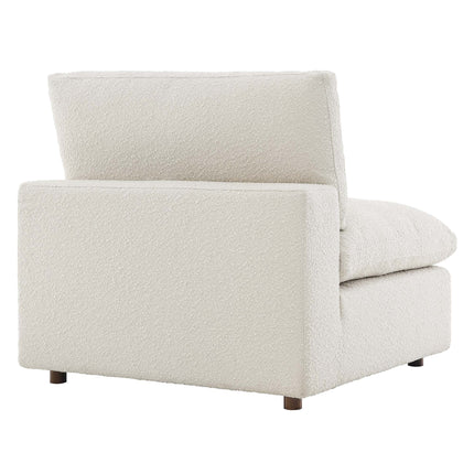 Modway EEI-6257 Commix Down Filled Overstuffed Boucle Fabric Armless Chair Modway