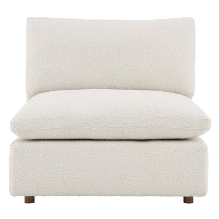 Modway EEI-6257 Commix Down Filled Overstuffed Boucle Fabric Armless Chair Modway