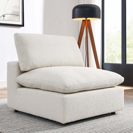 Modway EEI-6257 Commix Down Filled Overstuffed Boucle Fabric Armless Chair Modway