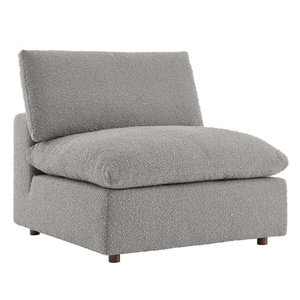 Modway EEI-6257 Commix Down Filled Overstuffed Boucle Fabric Armless Chair Modway