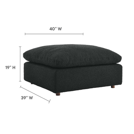 Modway EEI-6258 Commix Down Filled Overstuffed Boucle Fabric Ottoman Modway