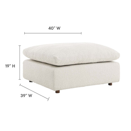 Modway EEI-6258 Commix Down Filled Overstuffed Boucle Fabric Ottoman Modway