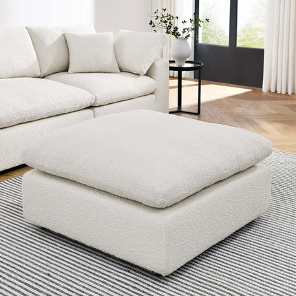Modway EEI-6258 Commix Down Filled Overstuffed Boucle Fabric Ottoman Modway
