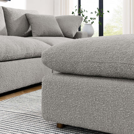 Modway EEI-6258 Commix Down Filled Overstuffed Boucle Fabric Ottoman Modway