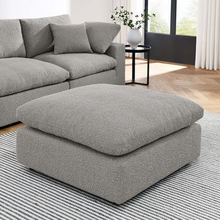 Modway EEI-6258 Commix Down Filled Overstuffed Boucle Fabric Ottoman Modway