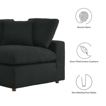 Modway EEI-6259 Commix Down Filled Overstuffed Boucle Fabric Corner Chair Modway