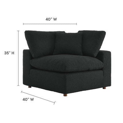 Modway EEI-6259 Commix Down Filled Overstuffed Boucle Fabric Corner Chair Modway