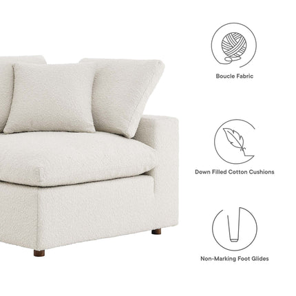 Modway EEI-6259 Commix Down Filled Overstuffed Boucle Fabric Corner Chair Modway