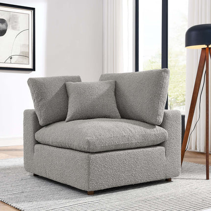 Modway EEI-6259 Commix Down Filled Overstuffed Boucle Fabric Corner Chair Modway