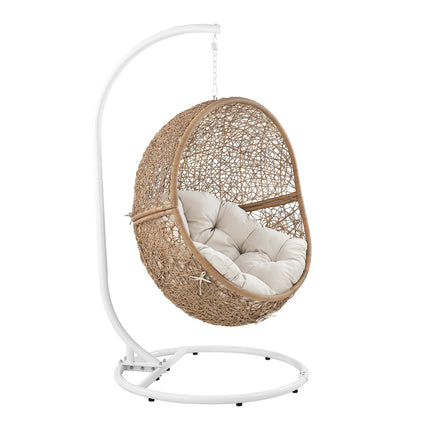 Modway EEI-6262 Encase Outdoor Patio Rattan Swing Chair Modway