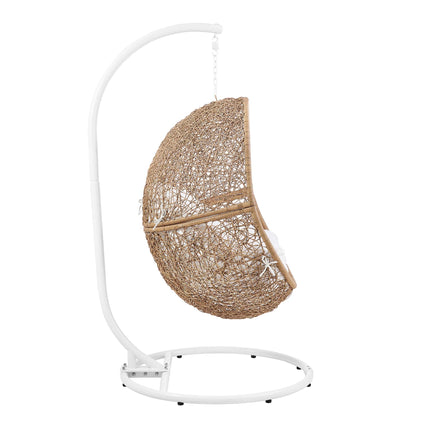 Modway EEI-6262 Encase Outdoor Patio Rattan Swing Chair Modway