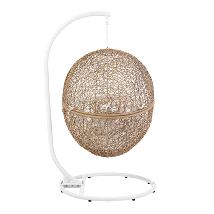 Modway EEI-6262 Encase Outdoor Patio Rattan Swing Chair Modway