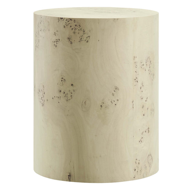 Modway EEI-6271 Cosmos 16" Round Burl Wood Side Table Modway