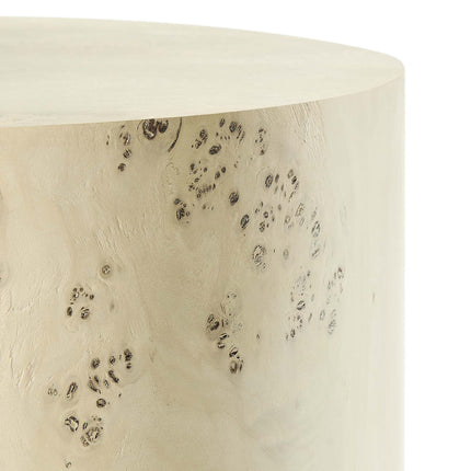 Modway EEI-6271 Cosmos 16" Round Burl Wood Side Table Modway