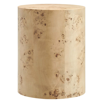 Modway EEI-6271 Cosmos 16" Round Burl Wood Side Table Modway