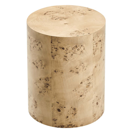 Modway EEI-6271 Cosmos 16" Round Burl Wood Side Table Modway
